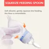 Baby Feeding Bottle Dolphin Silicone Rice Cereal Spoon born Tableware Baby Goods Feeding Spoon 240319