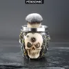 Brush FOXSONIC Skull Head Shaving Brush Set Hair Shaving Brush Kit for Men Barber Salon Beard Shaving Set