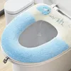 Copertini per i sedili del water universali per tutte le stagioni Accessori per il bagno a cuscino di cotone possono essere lavati ripetutamente con arredi per la casa d'acqua