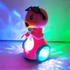 Gun de bolha automática Bubble Cute Walking Led Duck Bubble Machine fabricante de sabão brinquedo para crianças bebês brinquedo ao ar livre de verão