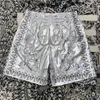 Short shorts masculinos no verão Metal Silver Moda