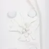 여성 트렌치 코트 S-XL 고품질 유행 및 절묘한 3D 꽃 장식 느슨