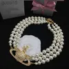 Necklace Designer Luxury Women Fashion Jewelry Metal Pearl Necklace Oro Accessori squisiti Regali squisiti festosi NCIA