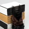 10pcs Large White Kraft Paper Packaging Bag Garment Gift Paper Bag with Handles Small Black Paper Shopping Bag 240322