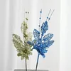 Decoratieve bloemen creatief gesimuleerde bessen tak multifunctionele glitter kunstmatige takken eenvoudige mode diy boom ornamenten