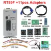 Original RT809F Serial ISP -programmerare LCD USB Reparationsverktyg 1.8V Adapter SOP8 Testklipp EDID CABLE ICSP Bios Universal Programmer