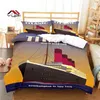 Bettwäsche -Sets klassischer Film Titanic Duvet Cover Set für Aldult Kids Bed Game Quilt Tröster 6 Größen