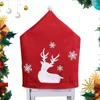 Chair Covers Christmas Back Cover Santa Claus Hat For Decoration Xmas Gift