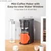 Cafetières mini cafetière simple servir instant une tasse pour k tasse de café hachée 6 à 12 oz