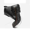 Botas botas de inverno homens homens confortáveis térmicos couro de couro sapatos de clancos preto mola de primavera casual de alta qualidade à prova d'água bota de tornozelo