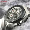 AP MUBLISTA AP Custom Watch Royal Oak Offshore Series 26400io Titanium Negro Anillo de cerámica Reloj Automatic 44 mm Single Watch