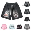 HellStar Shorts Projektanci mężczyźni Summer Women Wysoko wysokiej jakości moda graficzne krótkie spodnie oddychające literowanie druk vintage luźne graffiti swobodne lscs