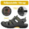 Sandały Grition Mens Sandals Non Slip Outdoor Trekking Buty oddychające przeciw kolizyjne ochrona letniej mody szef kuchni nowy plus size 46