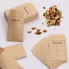 Enveloppes 150 enveloppes de sauvegarde des graines de paquet, petites enveloppes en papier pour graines, 2,3x3,5 pouces auto-scellant des paquets de graines de kraft enveloppes