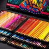 Ołówki oryginalne USA prismacolor profesjonalne sztuka kolorowe ołówki ustawione miękkie rdzeniowe ołówki papierowe do rysowania szkolnego