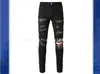 Jeans masculin jean jean noir chat barbe diamant jean jeunesse mince pantalon skinny hommes jeans de haute qualité jeans de haute qualité pour hommes jeans violets de haute qualité