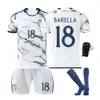 Jersey de la coupe de la saison Italie à l'extérieur du football villla Donaruma Barela Jersey