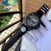 Klockor för Mens Luxury Mechanical Watch Swiss Automatic Sapphire Mirror 47mm 13mm Importerat Rubber Watchband Brand Italy Sport 2J9Q