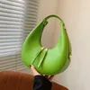 Totes Luxury Half-Moon Underarm Bag For Women Pu Leather Shoule Autumn Winter Crossbody Fashion Armpit Handväska och handväska