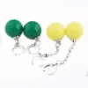 Earrings SG New 20Pcs/Lot Z Potara Cosplay Charm Earrings Yellow And Green Round Women Girls Eardrop Earrings Jewelry