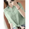 Womens Plus Size T-Shirt Elegant Blouses Casual Autumn Fi Lg Sleeve Winter Top Shirt Cott Linen Streetwear X2Cr Drop Delivery Apparel Dhmq8