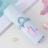 Bags Cute Sakura Largecapacity Pen Curtain Pencil Case Stationery for Girls Student School Supplies Back To School Cute Case