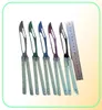 Yeni Theone Balisong ORCA Kelebek Eğitmeni Eğitim Knifi Titanyum Bıçağı Keskin Kanal Şeffaf G10 Tutma Salıncak Jilt Knive2896444