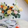 Vases Vintage Metal Flower Vase Home Wedding Table Container Decoration Arrangement séché Pot Farmhouse