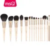 MSQ Makeup Pędzers Sets Foundation Powder Rzepting Ruchy pędzel do cienia do powiek Mieszanie naturalne włosy profesjonalne piękno makijaż 240403