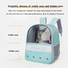 Carriers Cat Carrier Carrier Backpack esterno Viaggio portatile traspirante per forniture di cuccioli e gatti