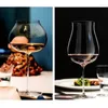 Vinglas med high end Crystal Red Glass Goblet Drinking Set Champagne Flute Caliz Cup för drycker vinglas