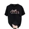 2024 Nya Kina-chic korta t-shirt Mäns kinesisk stil Halva ärm Loose Casual Mångstre par topp