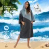 Accessoires Surf Poncho Wechseln Sie Robe Quickdry Kapuzenhandtuch Mikrofaser Beach Decke Bad Trockner Meer Badesubstanzwechsel für Erwachsene