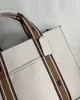 Borsa di design, borsetta grande con portafoglio, pelle alla moda, borsa a scacchi bianca, lusso alto, borsa in pelle classica e di alta qualità