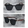 Óculos de sol 1pc retro para homens copos de moda vintage mulheres tonalidades de madeira de luxo Sonnenbrille acessórios de óculos