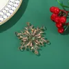 Décorations de noël flocon de neige en cristal, pendentif en acrylique, mini ornements pour arbre de noël, décorations de vacances, vente en gros