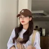 野球帽の手紙刺繍ファッション野球女性ズディープトップトップトップワイドカジュアルダック舌韓国バージョン汎用性のある顔を披露する小さな日焼け止め帽子帽子