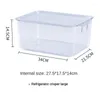 収納ボトルフードボックス25.5 17.2 9.5cm新鮮な凍結キッチンジャーボックスを保管してください。