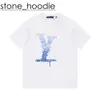 Louies Vuttion Luxury Fashion Brand Designer T-shirt Mens T-shirt High Quality Coton Lettre imprimé Femmes courtes Short Louies Shirt décontracté Vuttion Soft