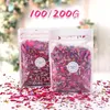 10120Pcs Wedding Confetti Dried Flowers Rose Biodegradable Natural Petals Floral Wedding Party Decor Pop Bridal Shower 10gPack 240328