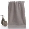 Serviette T162A 2024 Couleur unie épaisse de haute qualité Gris Brown Ivory Absorption d'eau El Cotton Bath