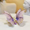 Hair Accessories Children Fairy Moving Butterfly Hairpin Girl Children's Rhinestone Ancient Style Clip Princess Baby