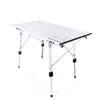 Camp Furniture Outdoor Table Folding Silver Imitation Wood Portable Camping Hiking Pogenic Adjustable Picnic Foldable AL Ultralight Desk