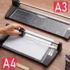 Papier tragbare Legierung A4 A3 Präzisionspapier Cutter Photo Trimmers DIY Scrapbook Cut -Werkzeuge Schneidematte Home Office Supplies