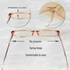 サングラストケトーリズムスタイリッシュな女性眼鏡処方メガネフレームアンチブルーアイウェア5002
