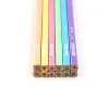 Pencils Square Shaped Pastel Seriese Woodfree HB No.2 Pencil for School and Office Made of Plastic Eco Friendly