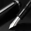 Jinhao- X159 Classic Style Silver Clip Fountain Pen 0.5mm Nib Ink Pens for Gift Office Supplies School Supplies 24BB