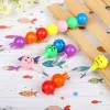 Crayons 20pcs / set Creative Cartoon Smily Face Crayon Créatif style style sucre gourd hb crayon scolaire fournit un bon prix d'étudiant