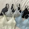 Yoga Outfit Summer Women Bra French Triangle Tube Top Top Seamless Bras senza cucitura Camisole Lalette senza schienale wireless