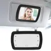 Car LED makeup mirror car sun visor HD interior mirror car finger touch switch universal mirror